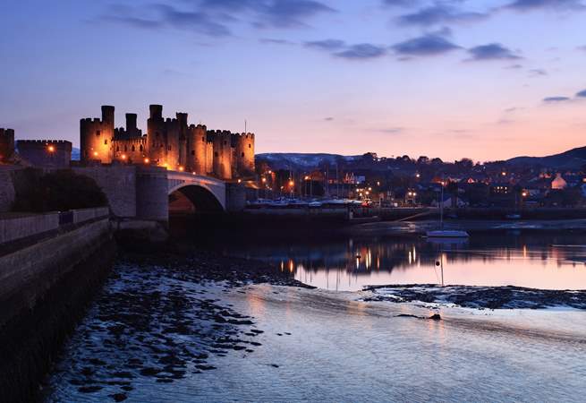 Conwy Castle is utterly magical.