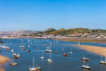 Take a boat trip along the Conwy River.