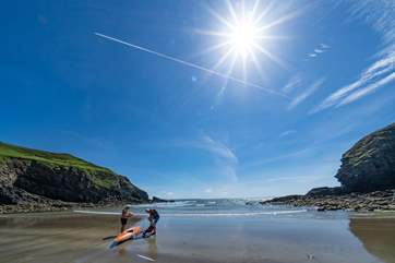 You'll be spoilt for choice for beaches to discover, try enchanting Nolton. Children love playing in the sand dunes and rock pools.