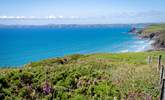 The magnificent view from the coast path above Nolton beach and along the Pembrokeshire coast.  - Thumbnail Image