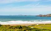 Just up the road from the cottage, drive over the brow of the hill and be captivated by this spectacular sight of Newgale beach and beyond. - Thumbnail Image