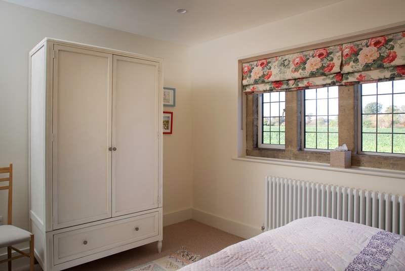 With views of the surrounding countryside.