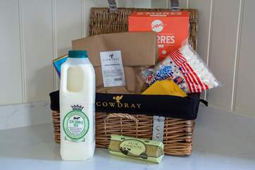 What a delightful welcome hamper.