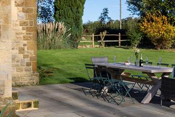 Enjoy a drink or two on the patio.