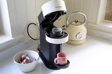 Coffee lovers will love the Nespresso coffee machine.
