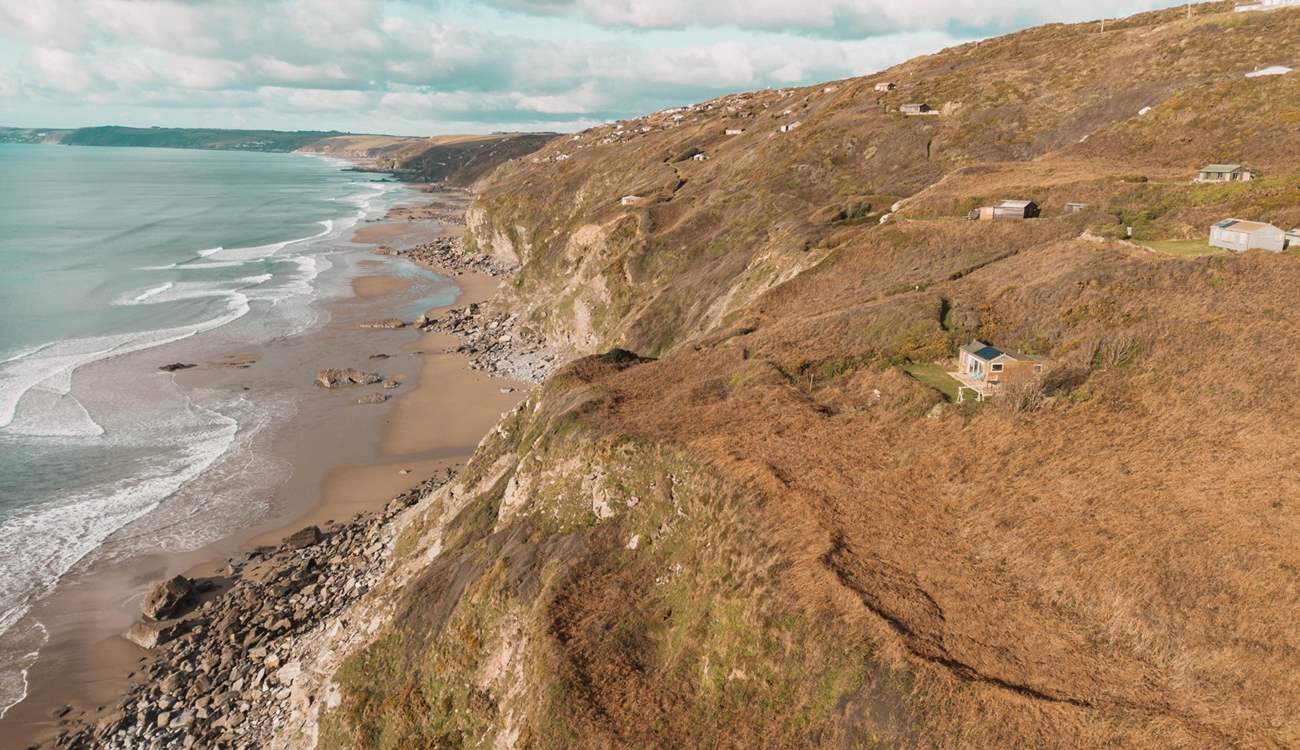 Ocean views are admired from whichever way you look. 