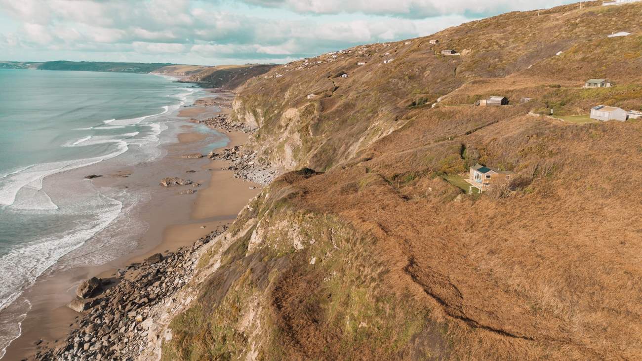 Ocean views are admired from whichever way you look.