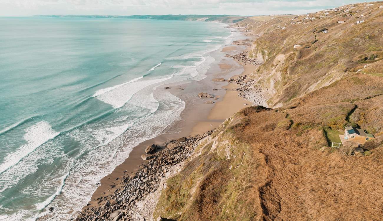This stretch of coast is so long it never really gets busy, especially when the tide is out! 