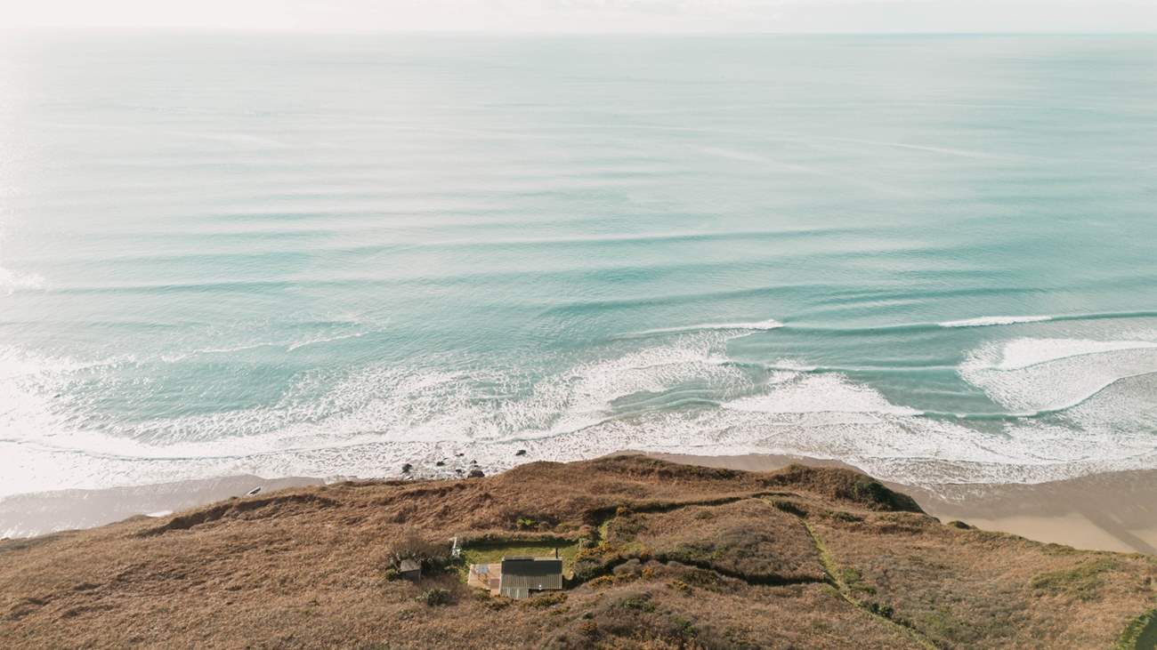 Hidden amongst the cliffs, this hideaway offers the chance to switch off and relax.