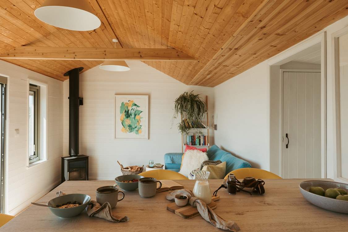 The open plan living and kitchen space is a complete dream.