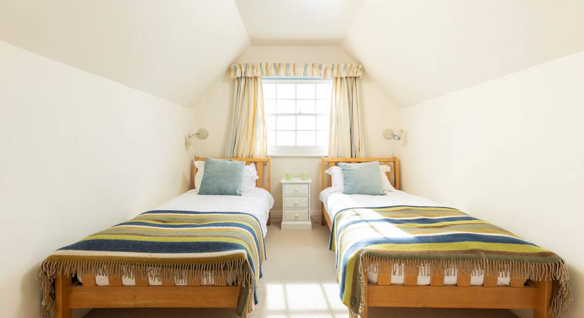 Twin beds are also on offer in bedroom 4. 