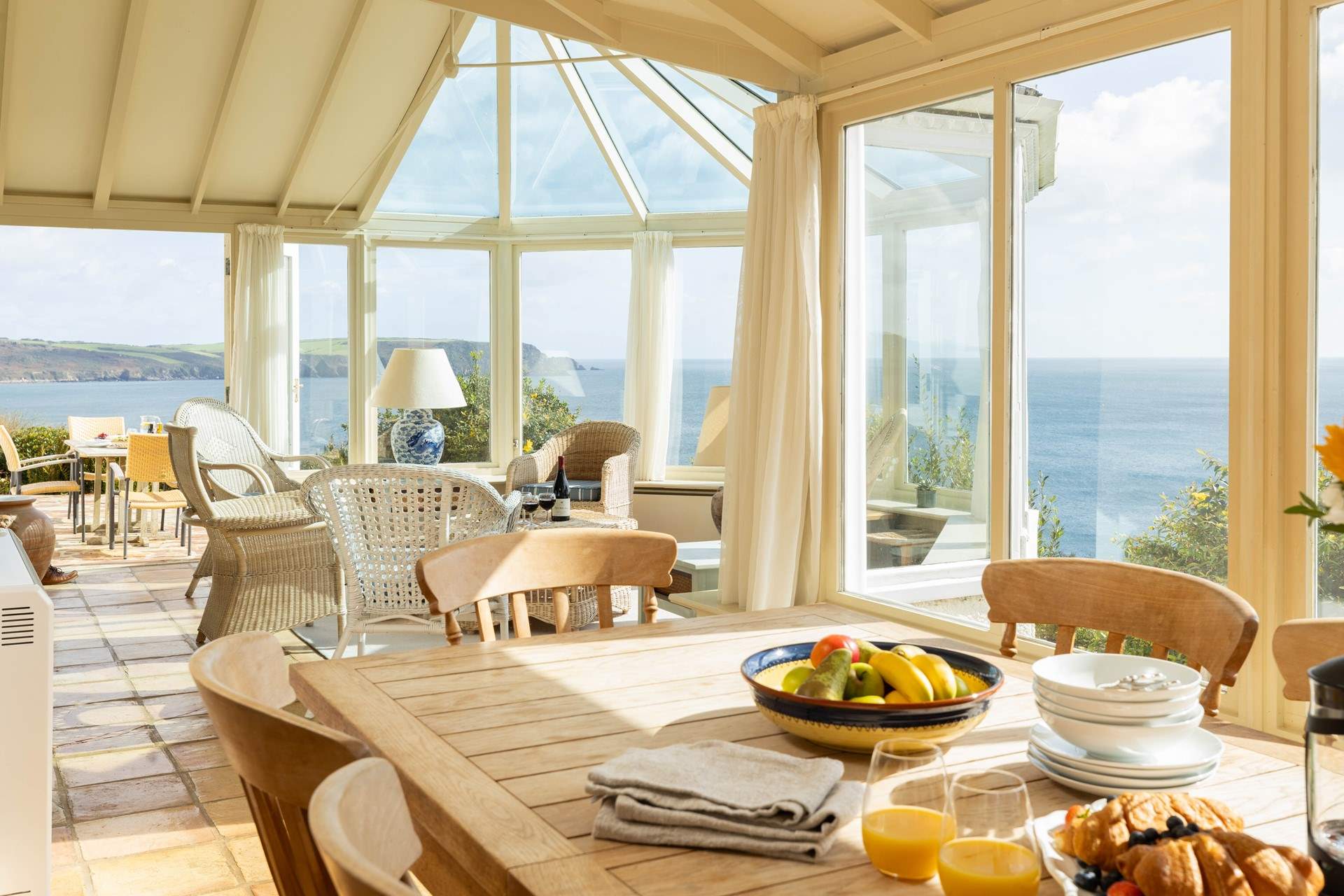 There are plenty of seating options to enjoy the fabulous views. 