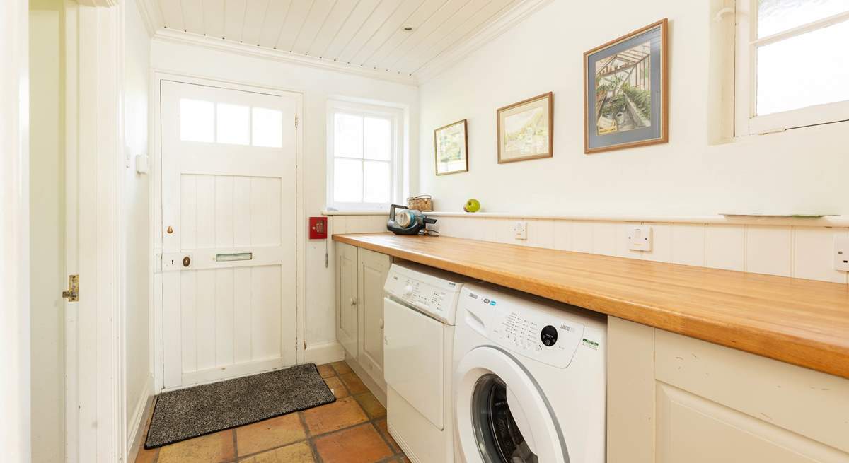 Farfield has a utility-room should the holiday washing be piling up! 