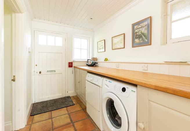 Farfield has a utility-room should the holiday washing be piling up! 