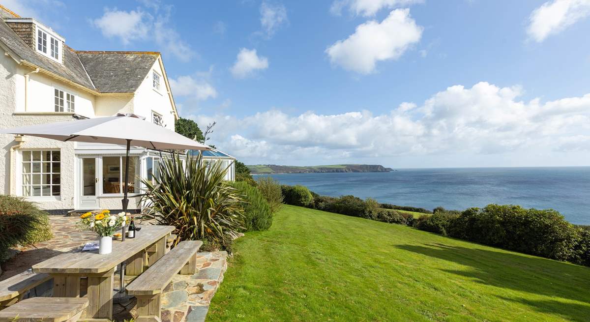 What a view of the Cornish coast!