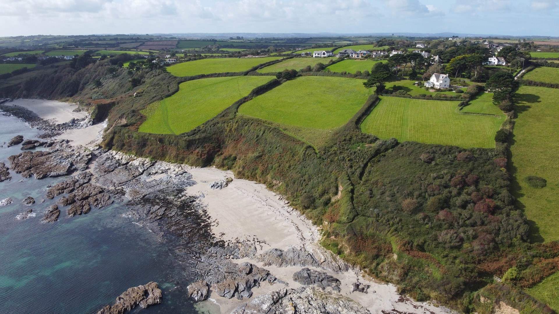 Aerial shot showing Farfield on the right-hand side, just stunning!