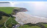 Porthcurnick beach is at the bottom of the lane. - Thumbnail Image