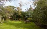 The front garden with picnic tables for those al fresco evenings. - Thumbnail Image