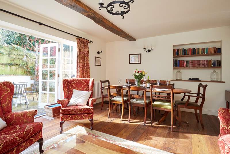 Let the sun into the sitting/dining-room.