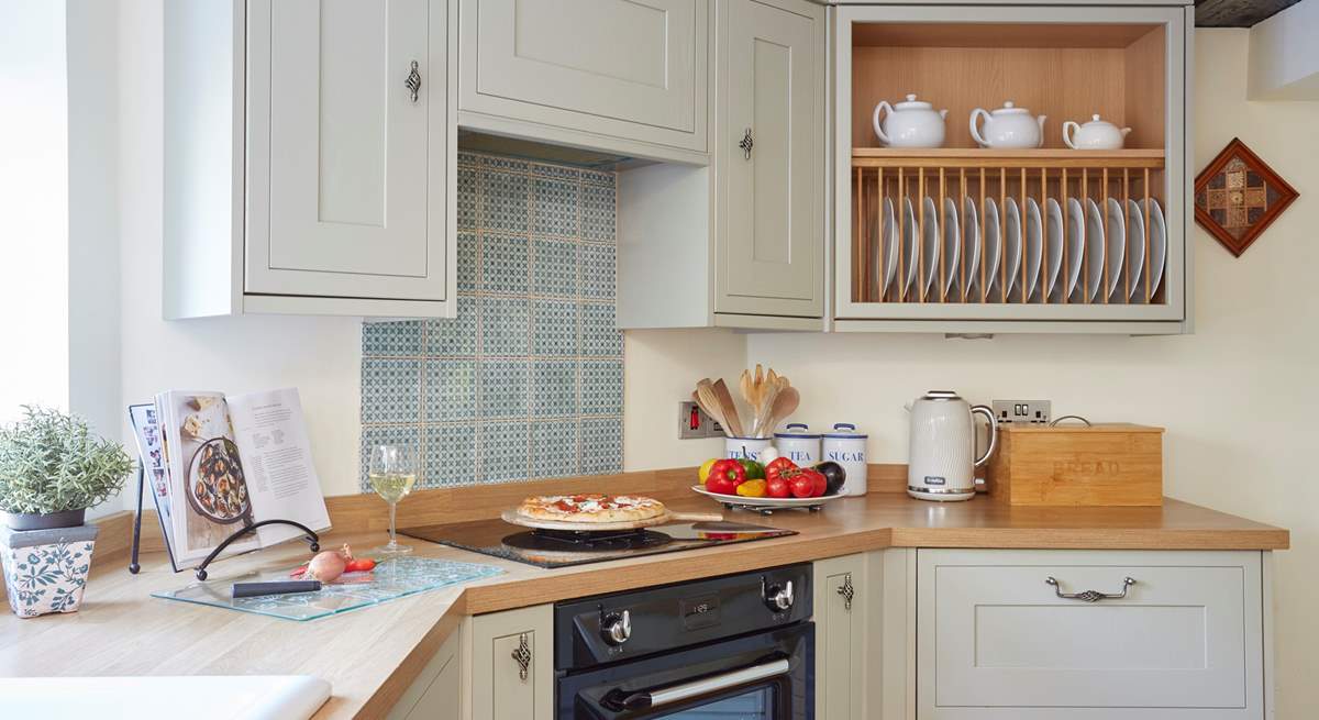 Preparing a holiday meal in the modern kitchen. 