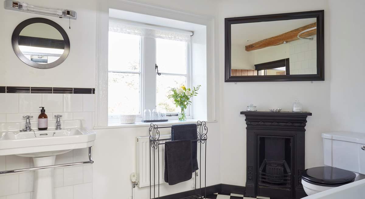 The large family bathroom on the first floor.