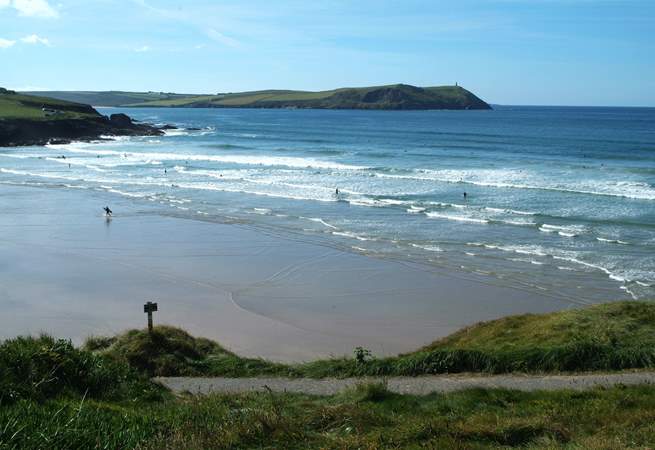 The beaches along the north Cornish coast are quite spectacular.