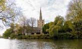 Stratford-upon-Avon's beautiful Holy Trinity Church. - Thumbnail Image