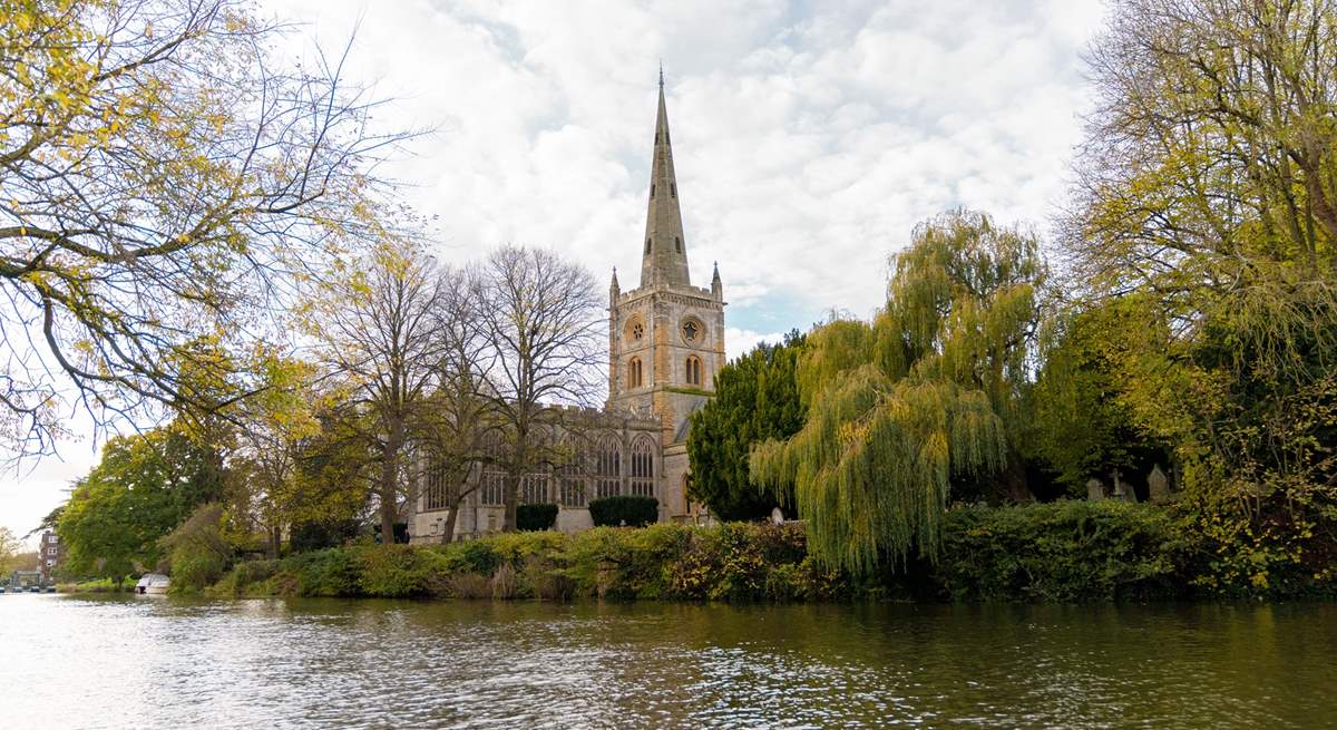 Stratford-upon-Avon's beautiful Holy Trinity Church.