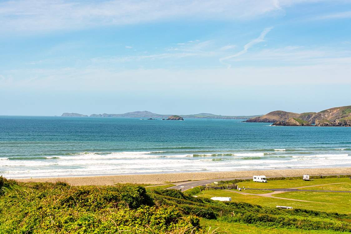 A day trip to Newgale is a surfer's dream.