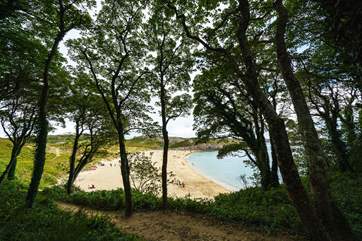 Award-winning Barafundle beach.