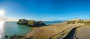 Just ten miles away is the picture postcard seaside town of Tenby, with five spectacular sandy beaches to choose from.