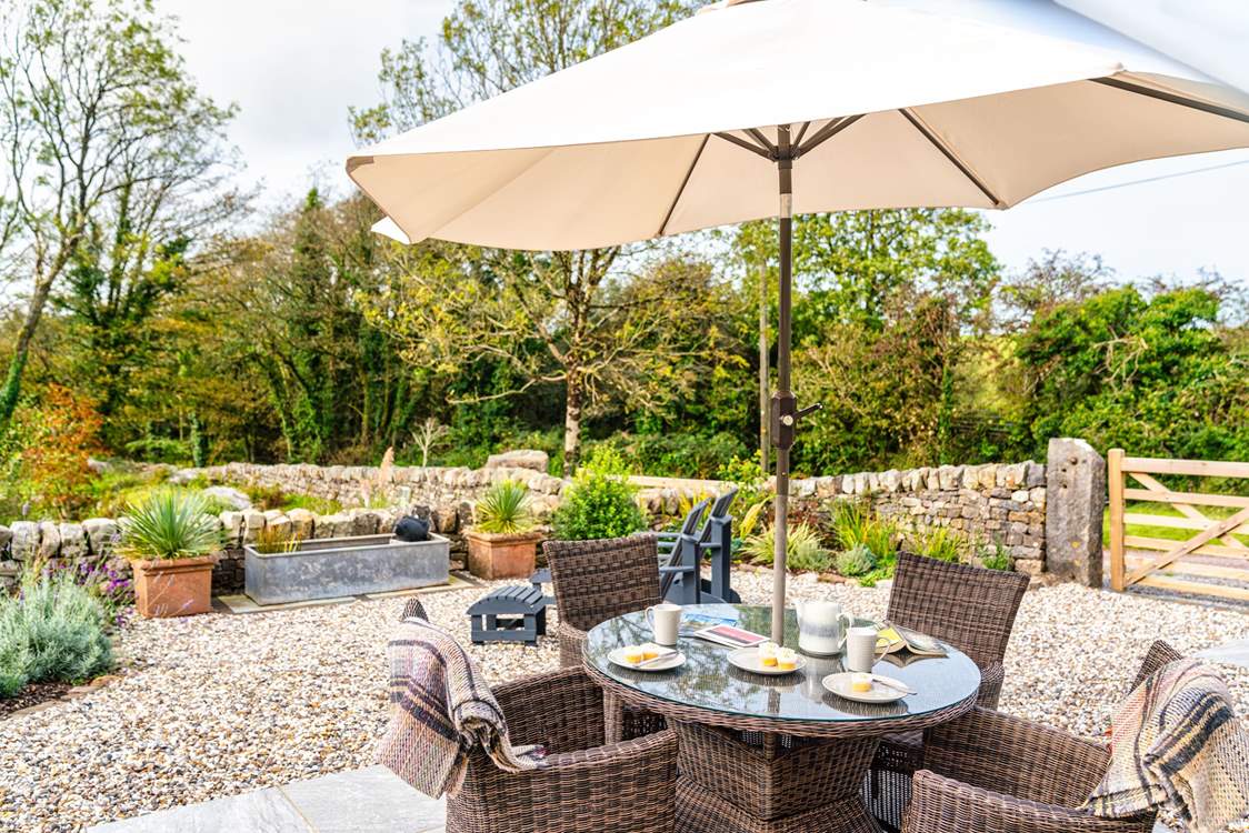 After a dip in the pool take afternoon tea in the garden.