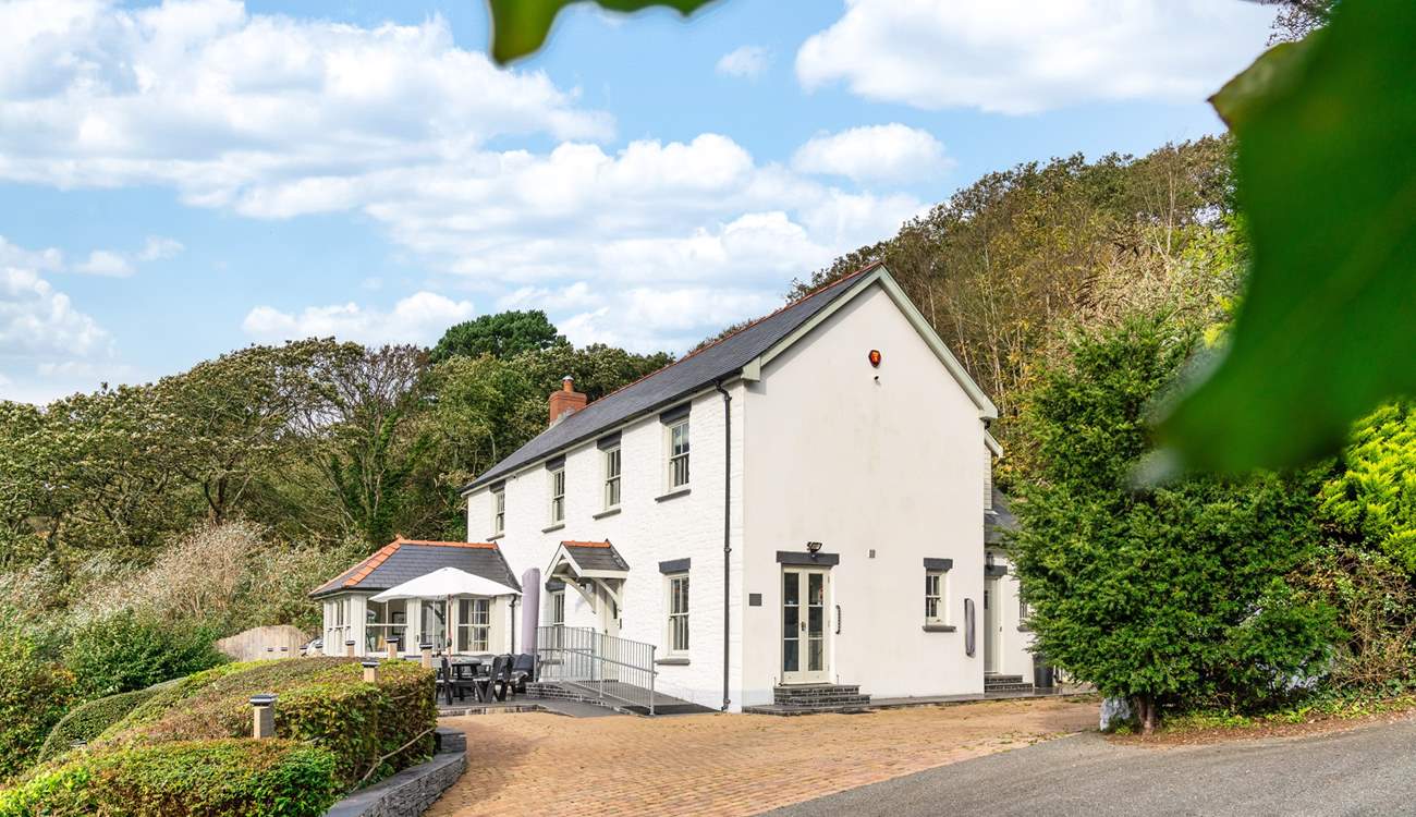 Plenty of parking at Rose House. 