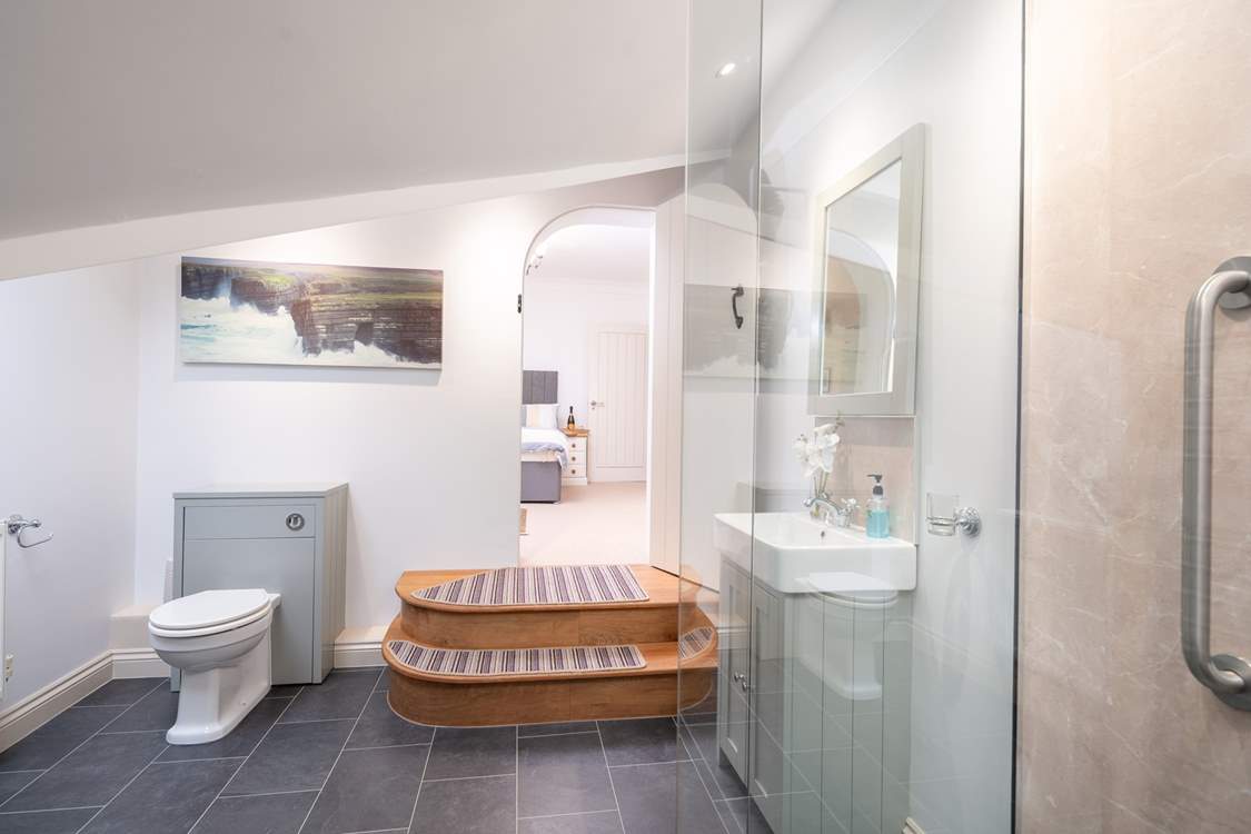 Spacious en suite shower-room.