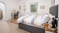 En suite double room promises a peaceful night's sleep. 