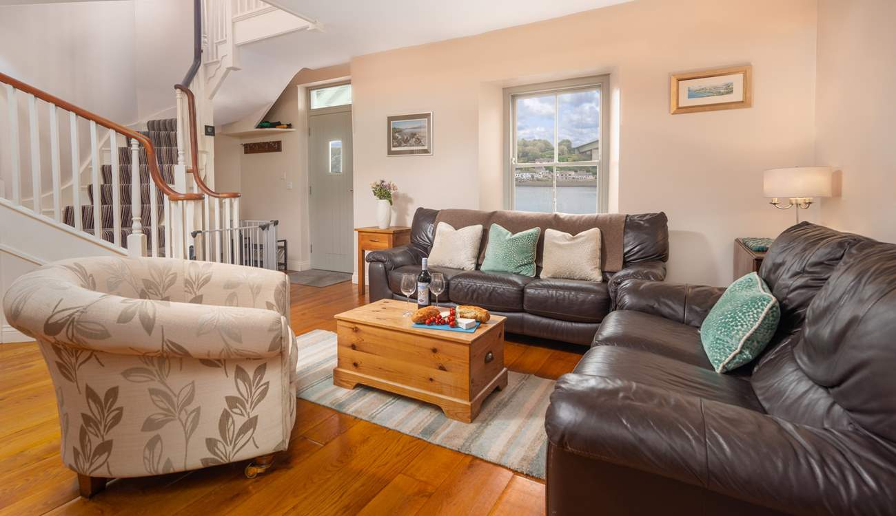 Look out at the stunning view from the open plan sitting/dining-room.