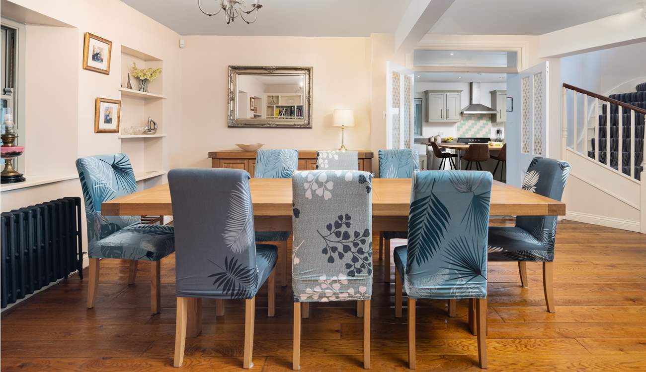 Lots of space for family and friends. 