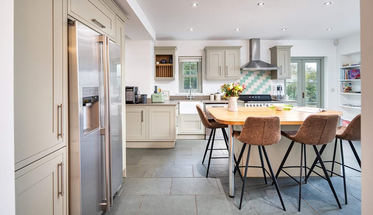 Everything the holiday chef needs in the well appointed kitchen.