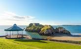 Gorgeous Tenby beaches are a short drive away. A visit to Caldey Island is a holiday must.  - Thumbnail Image