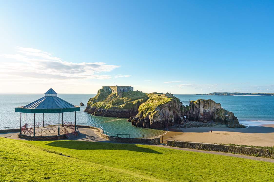 Gorgeous Tenby beaches are a short drive away. A visit to Caldey Island is a holiday must.