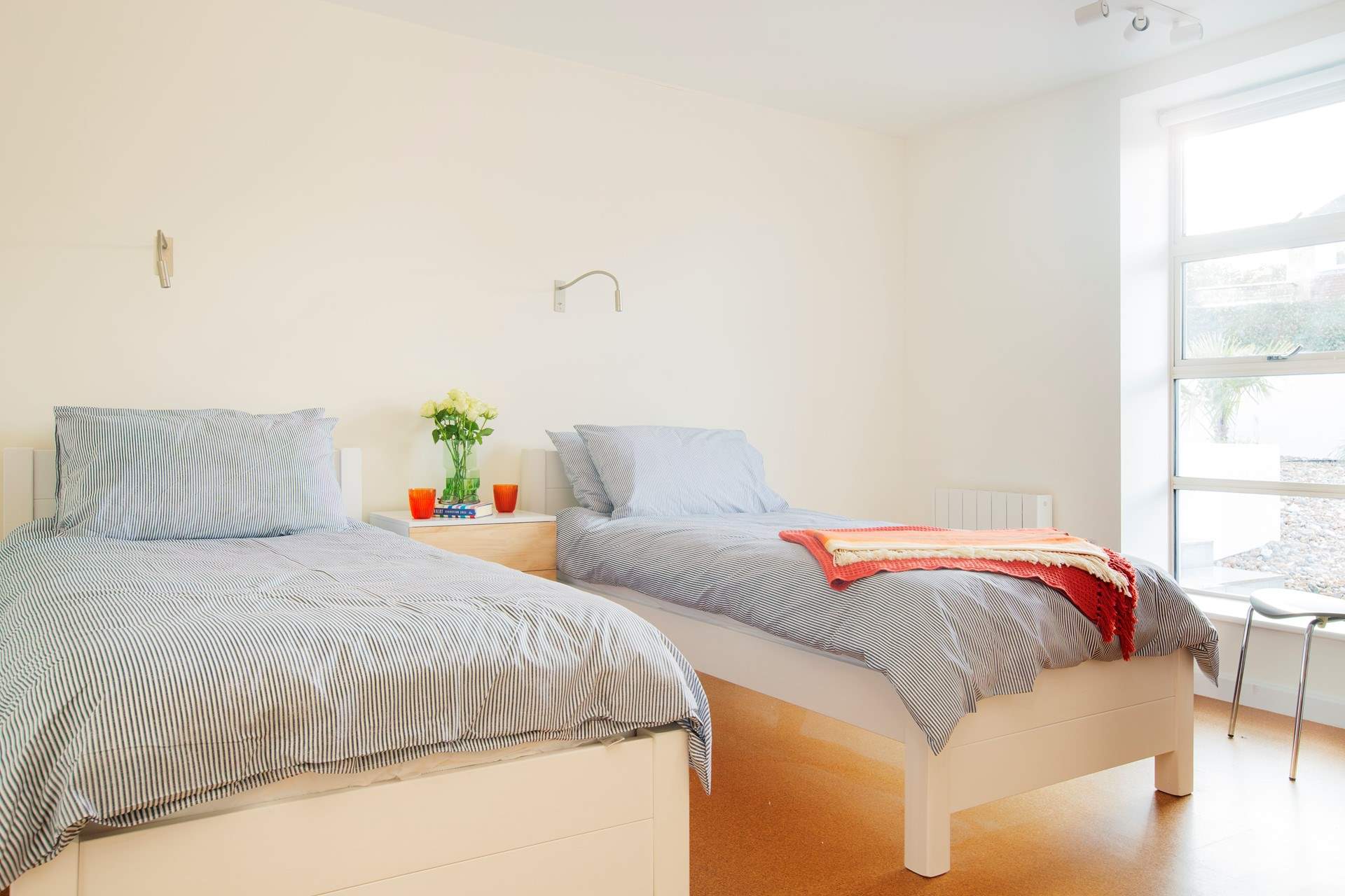 The first of two comfortable twin bedrooms facing the front of the house.