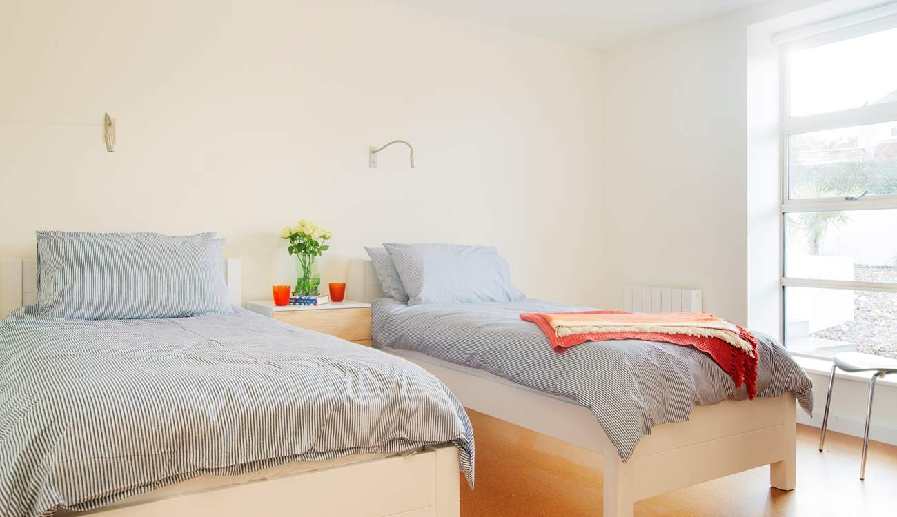 The first of two comfortable twin bedrooms facing the front of the house.