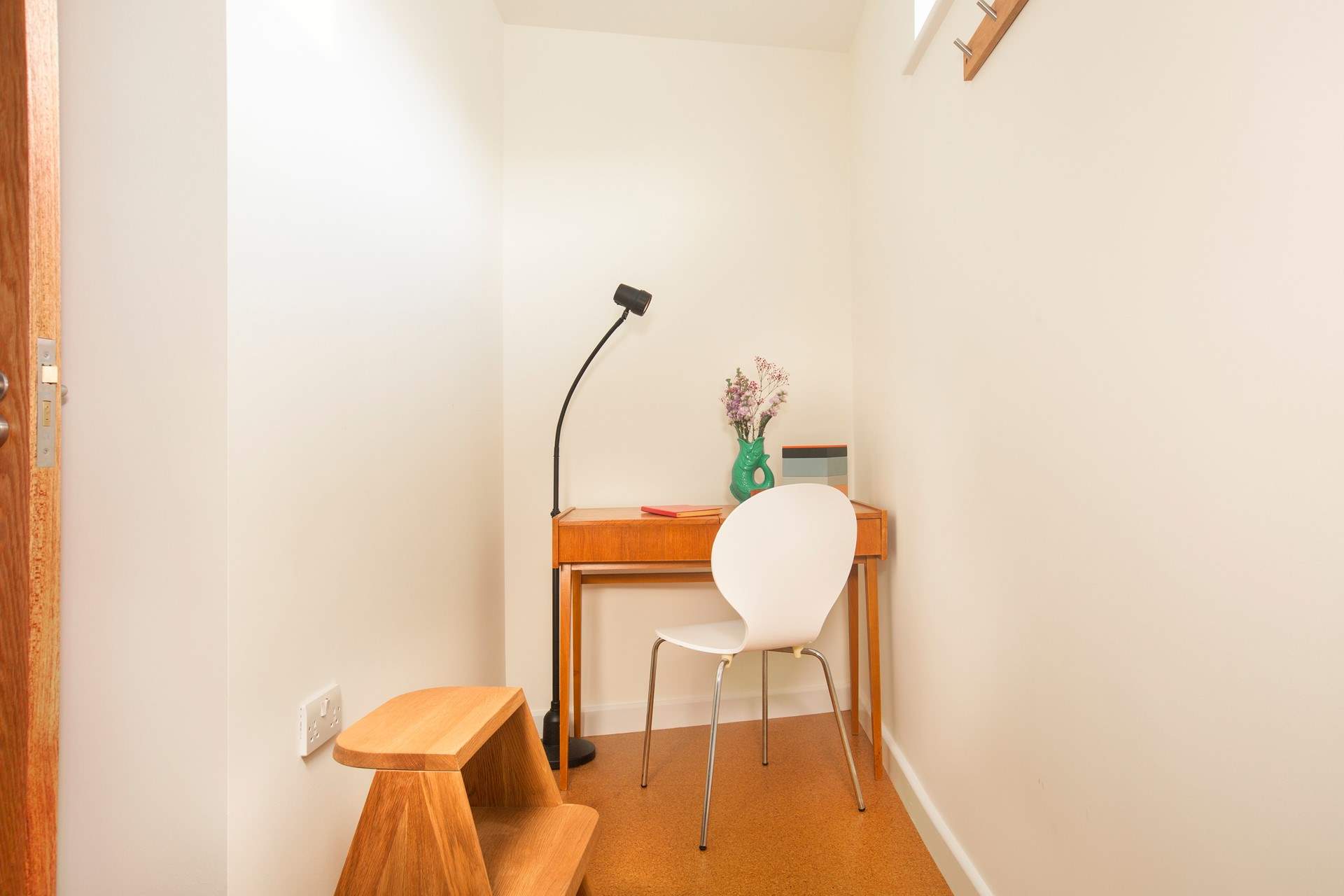 The writing nook in bedroom three.