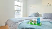 The efficient reading lights over the beds, easy to reach up and switch on and off.