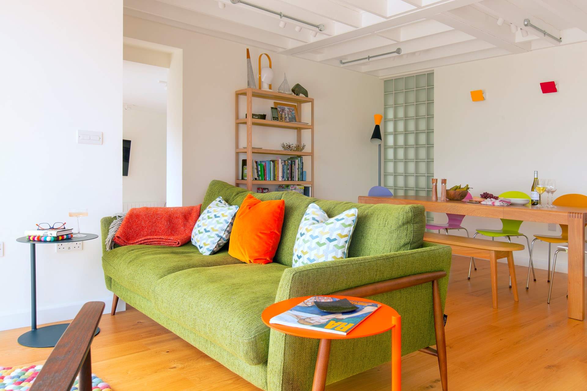 Grab a seat on the sofa to chat as a family.