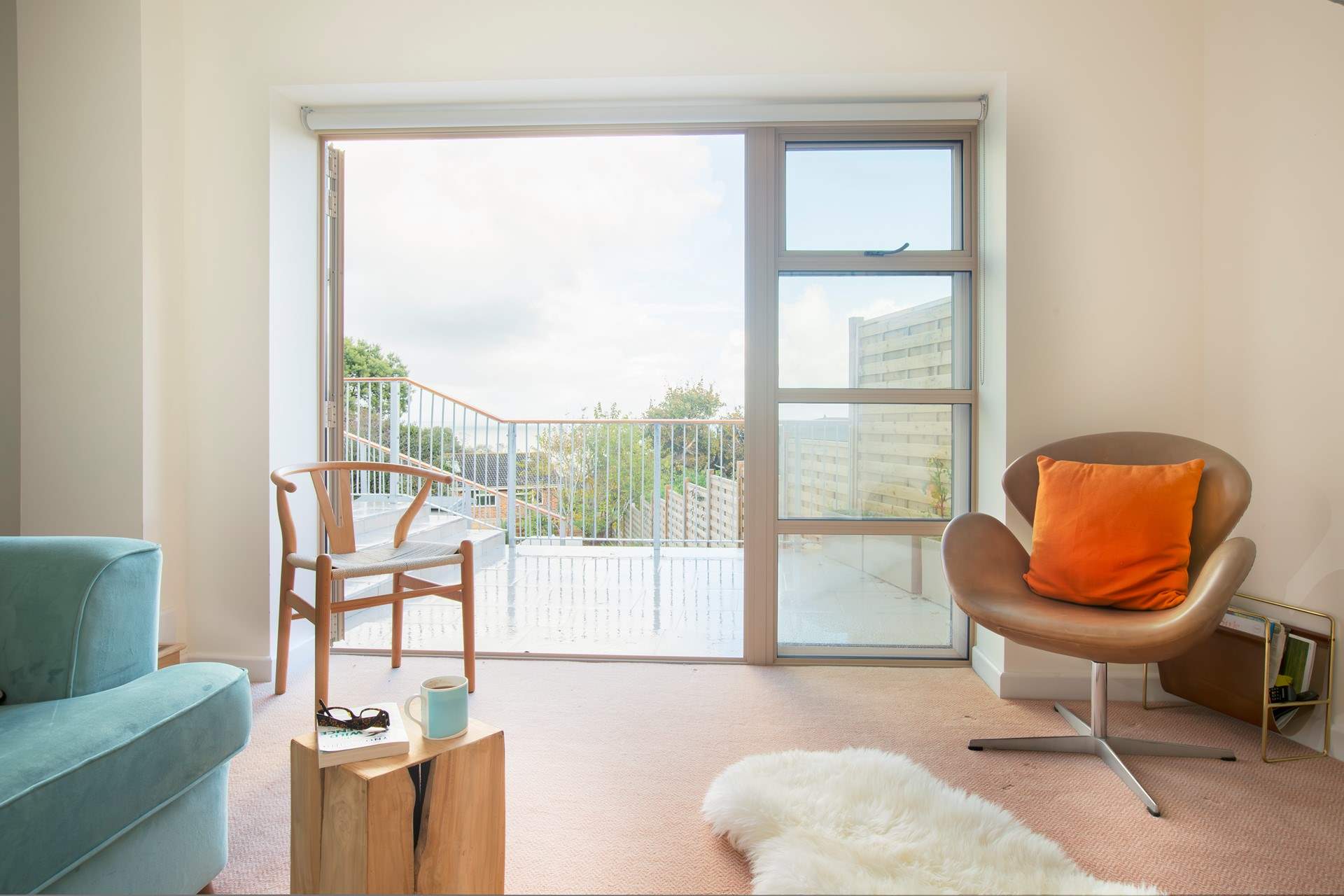 Gather together to plan the day ahead, with sea views to inspire you.