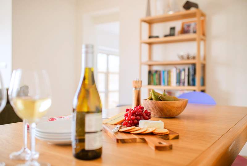 Space to sit and enjoy a snack whilst taking in the beautiful interiors of your holiday home.