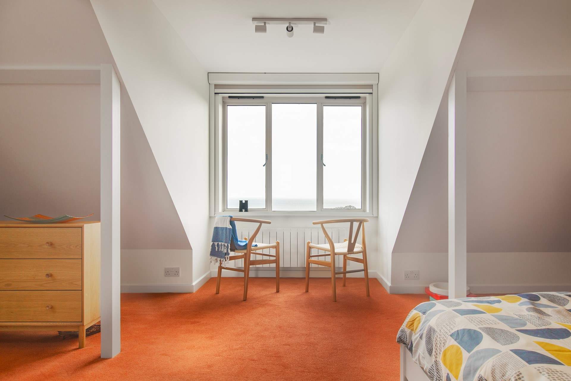 Views with a little privacy thrown in for good measure in the main bedroom.