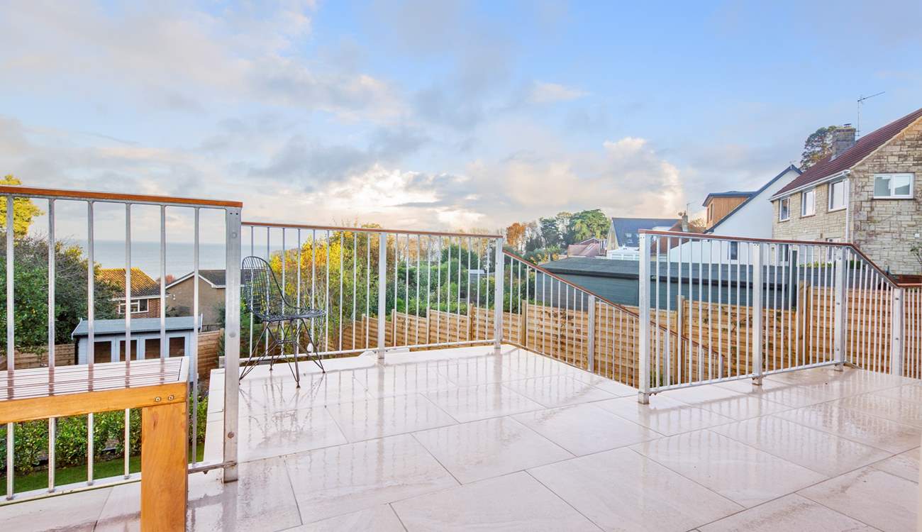 The wonderful view from the balcony. 