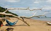 One of several beaches that can be approached by foot from Seaview, sandy Priory Beach. - Thumbnail Image